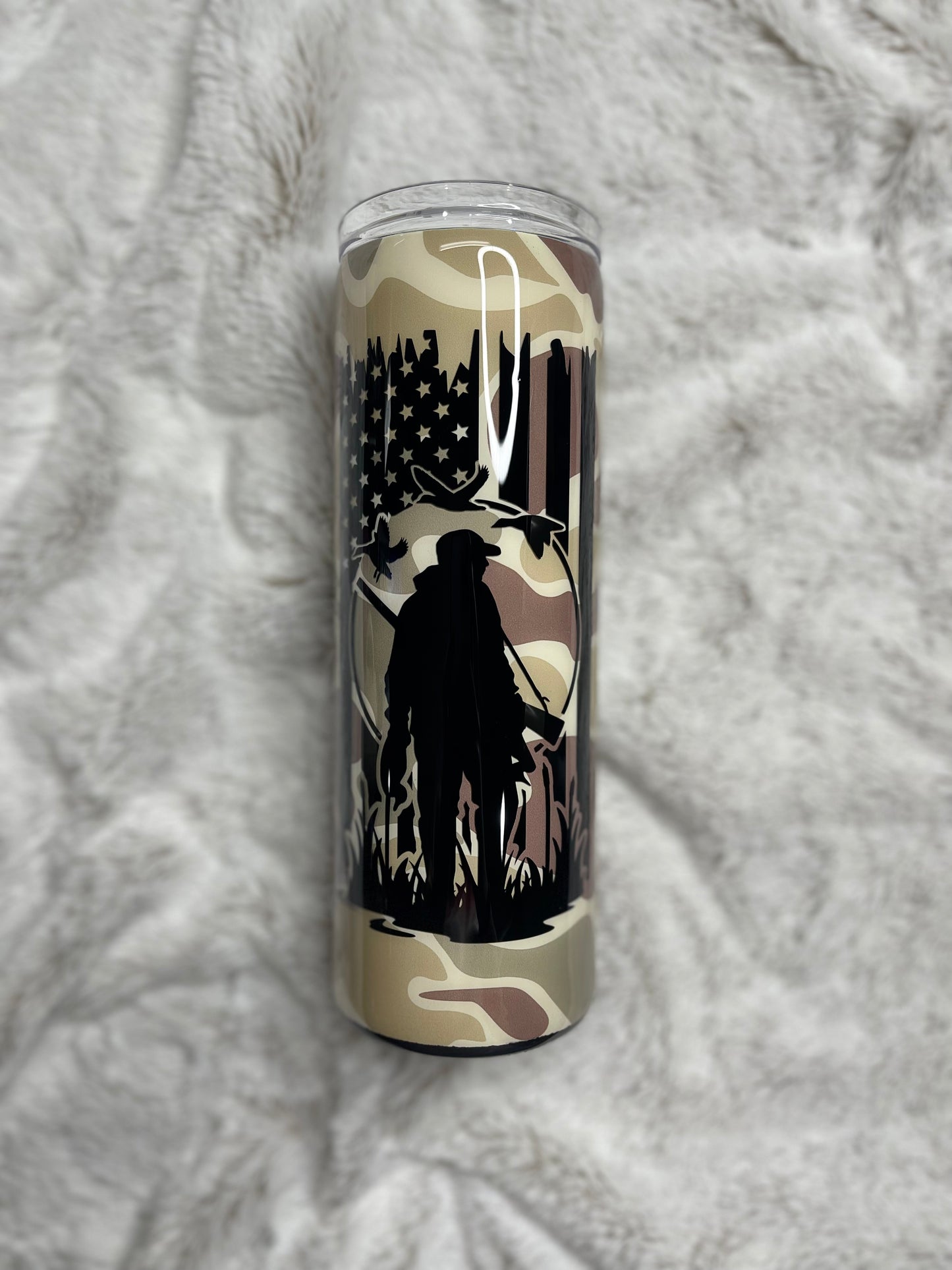 Old School Duck Camo Tumbler