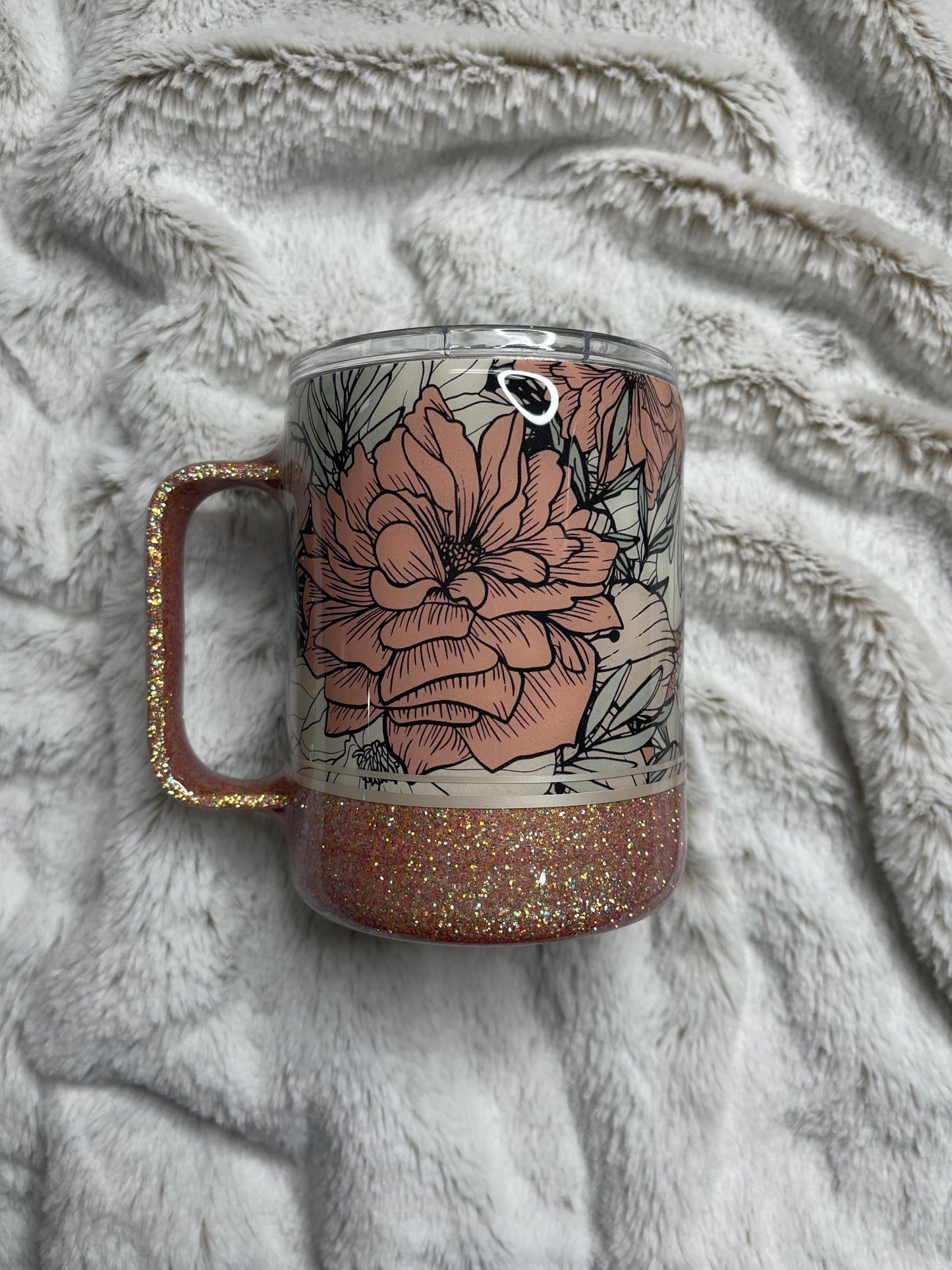 Muted Floral Garden Coffee Mug