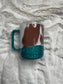 Turquoise and Cowhide Coffee Mug