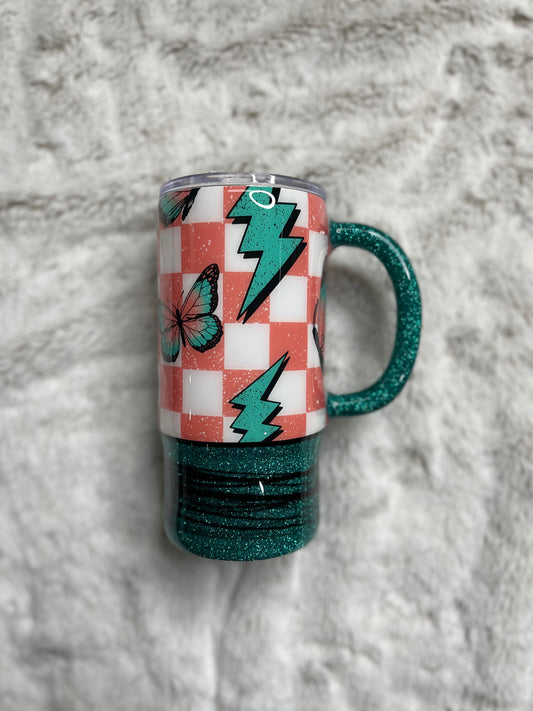 Retro Butterfly Coffee Cup