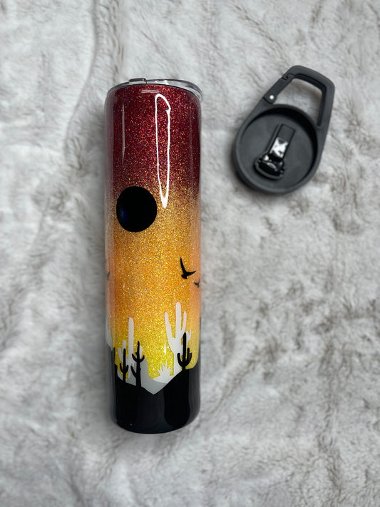 Desert Sunset Duo- Tumbler and Water Bottle