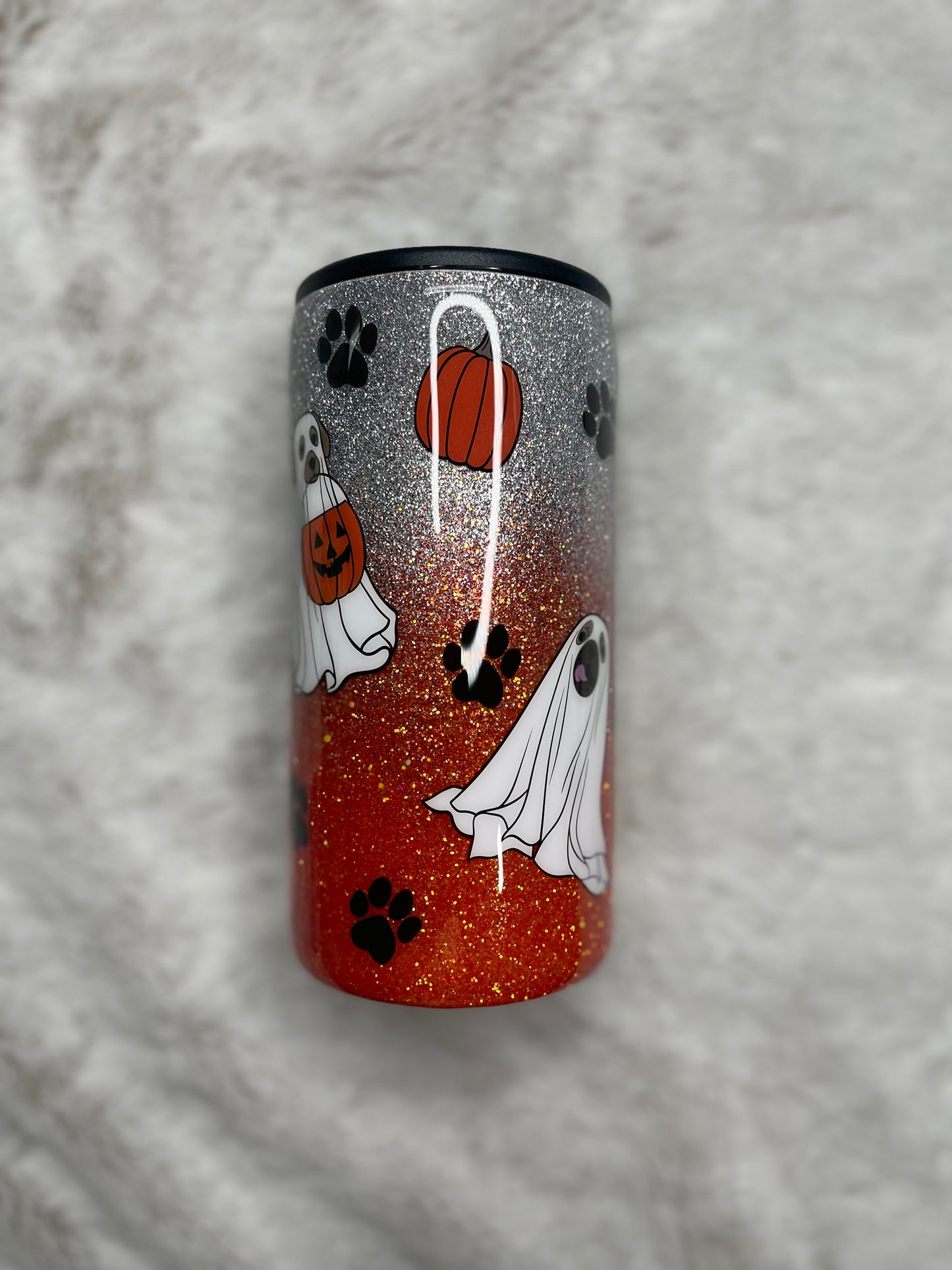 Puppy Ghost Duo Can Cooler and Tumbler