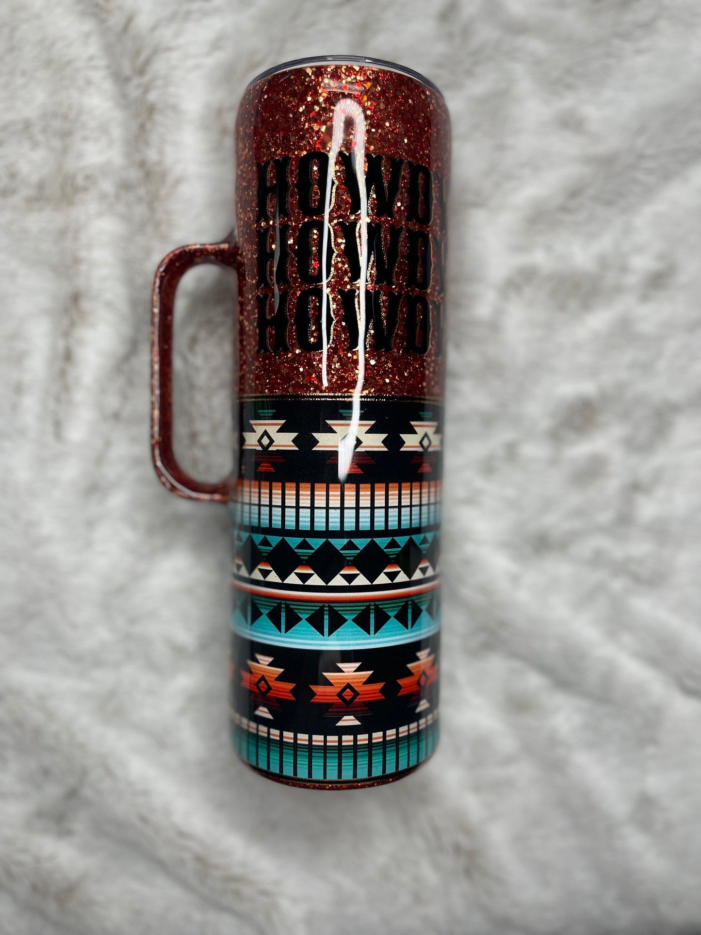 Western Howdy Handled Tumbler