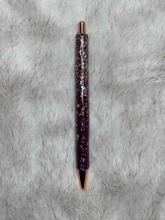 Rose gold and Maroon Pen