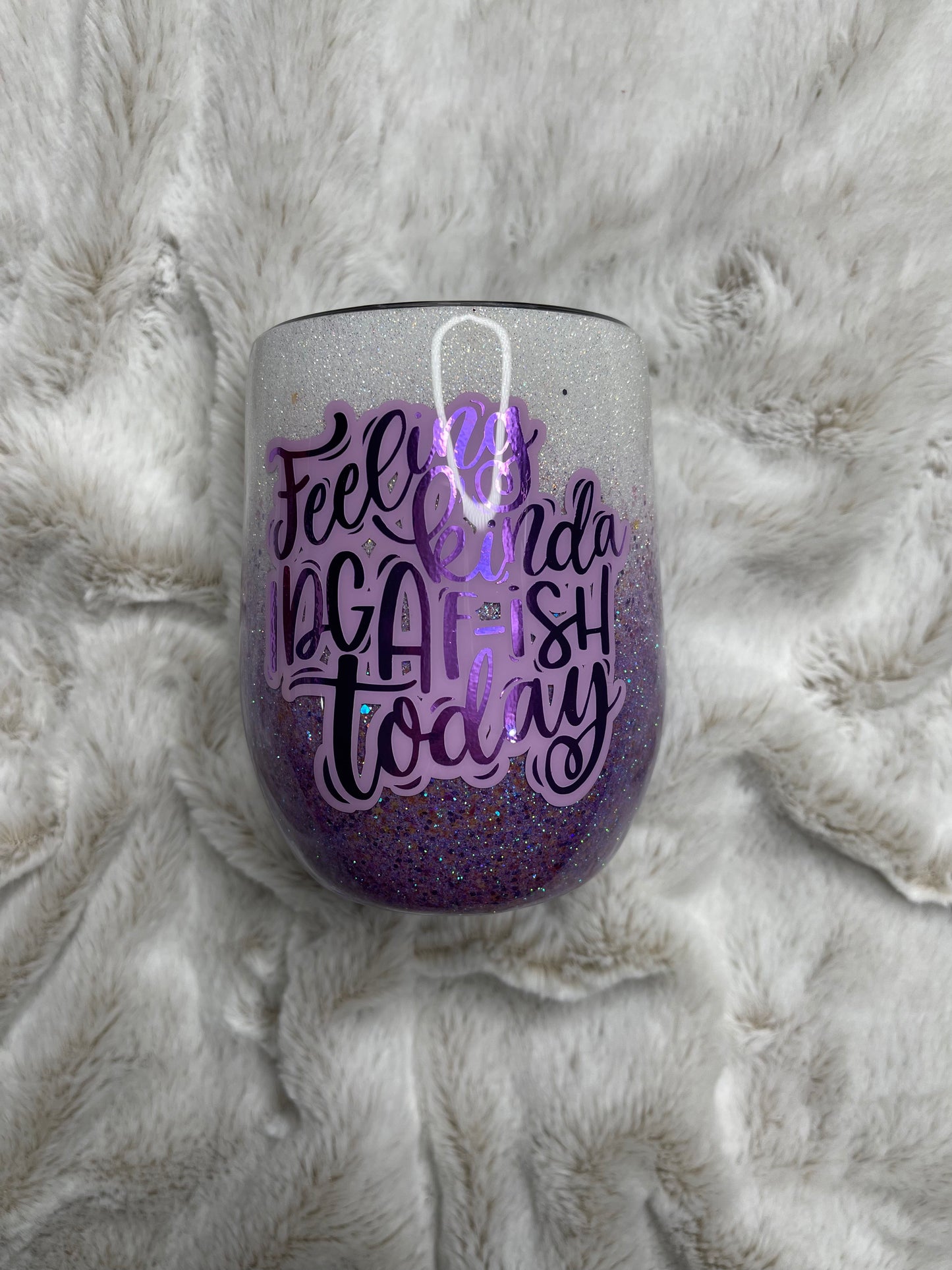 DGAF-ish Purple Wine Tumbler