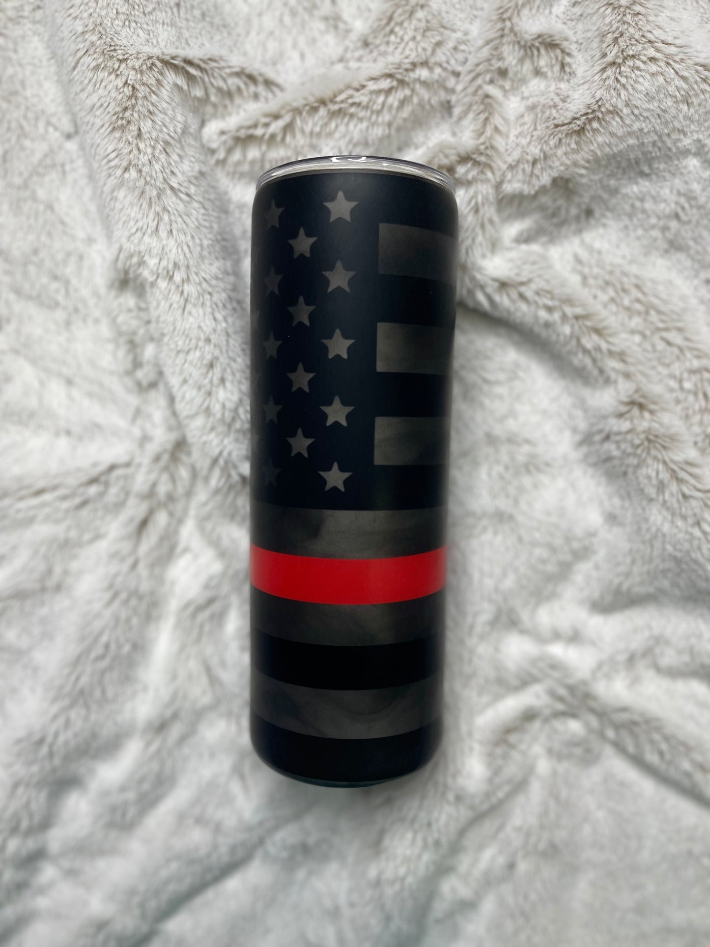 Red Line Flag Tumbler