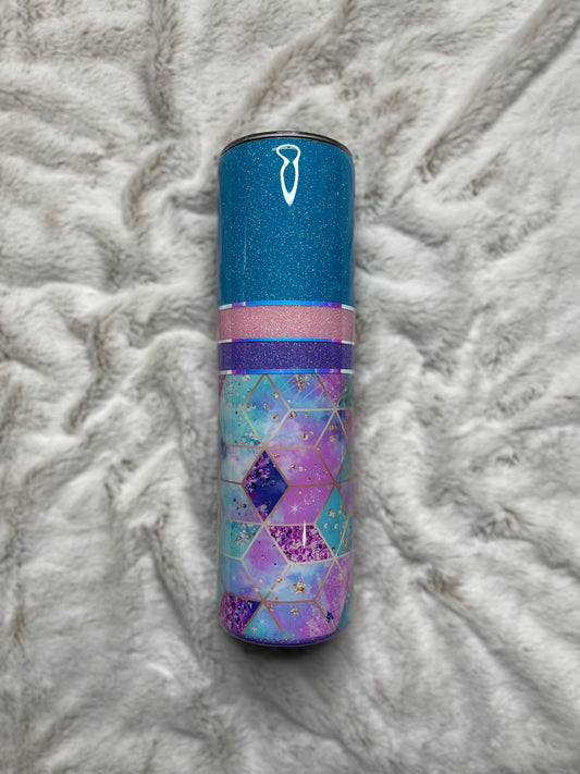Coton Candy Galaxy Duo- Tumbler and Water Bottle